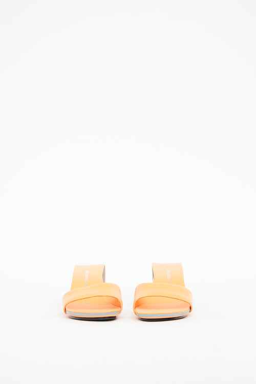 United Nude Orange Cut Out Mobius Sandal