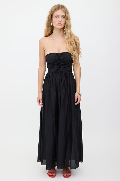 Matteau Ruched Strapless Dress