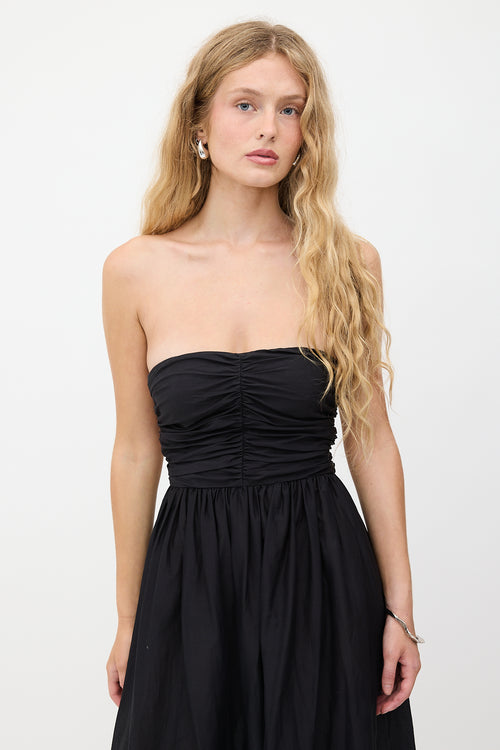 Matteau Ruched Strapless Dress
