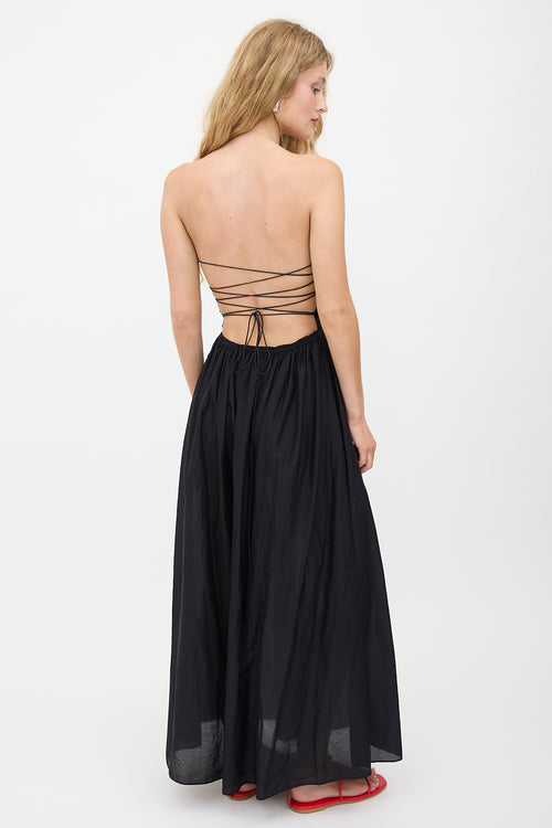 Matteau Ruched Strapless Dress