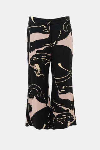 Valentino Silk Crepe Printed Pant