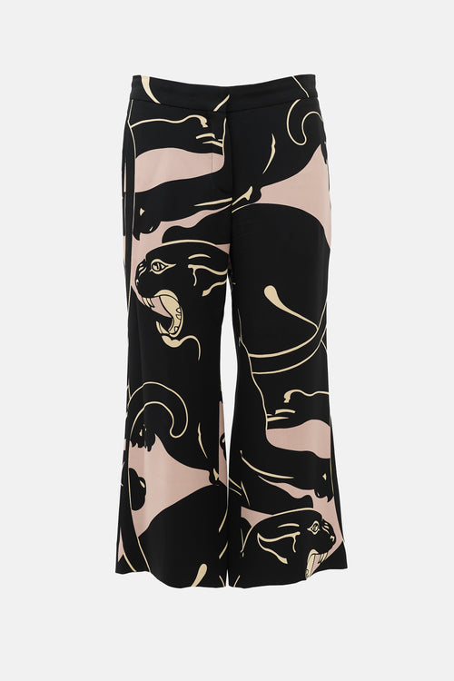 Valentino Silk Crepe Printed Pant