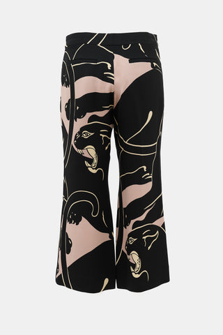 Valentino Silk Crepe Printed Pant