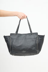 Valentino Leather & Crystal Rockstud Bag
