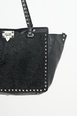Valentino Leather & Crystal Rockstud Bag