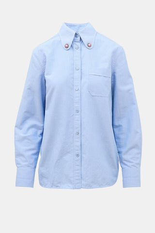 Valentino Chambray Embellished Shirt