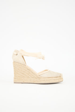 Valentino Lace Espadrille Sandal