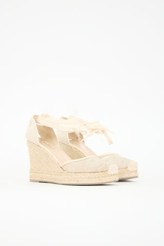Valentino Lace Espadrille Sandal
