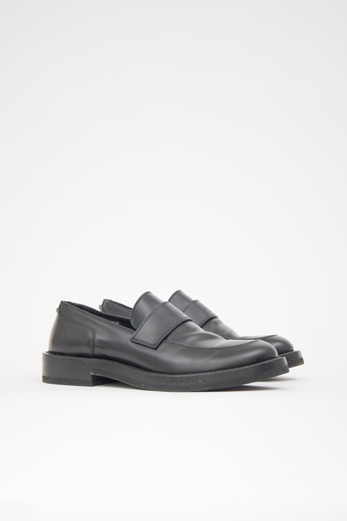 Valentino Leather Rockstud Essential Loafer