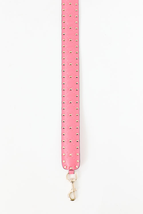 Valentino Leather & Rockstud Bag Strap