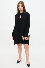 Valentino Printed Hair Chain Clutch Bag