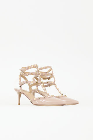 Valentino Patent Rockstud Heel