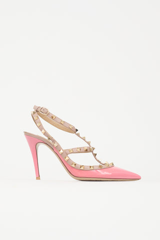 Valentino Patent Leather Rockstud Pump