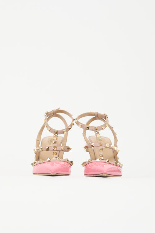 Valentino Patent Leather Rockstud Pump
