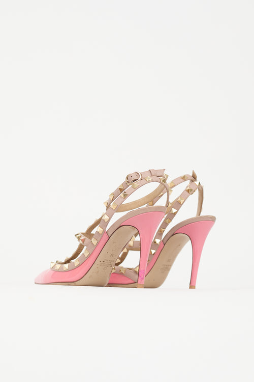 Valentino Patent Leather Rockstud Pump
