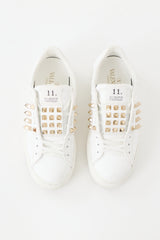 Valentino Leather Untitled Rockstud Sneaker