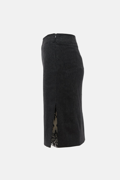 Valentino Roma Wool Pinstripe Suit