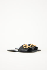Valentino Leather VLogo Slide