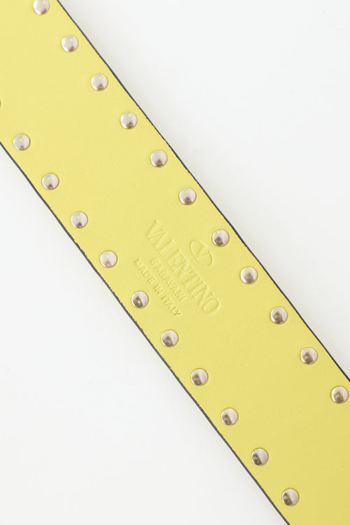 Valentino Leather & Rockstud Bag Strap