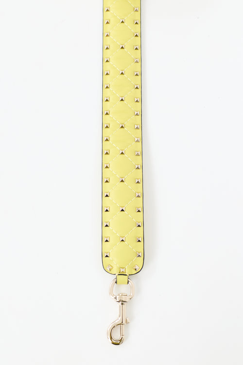 Valentino Leather & Rockstud Bag Strap