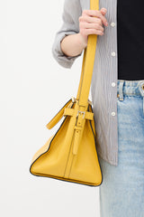 Valextra Textured Leather B-Cube Bag