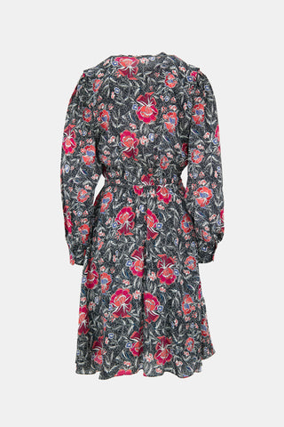 Isabel Marant Étoile Silk Floral Yandra Dress