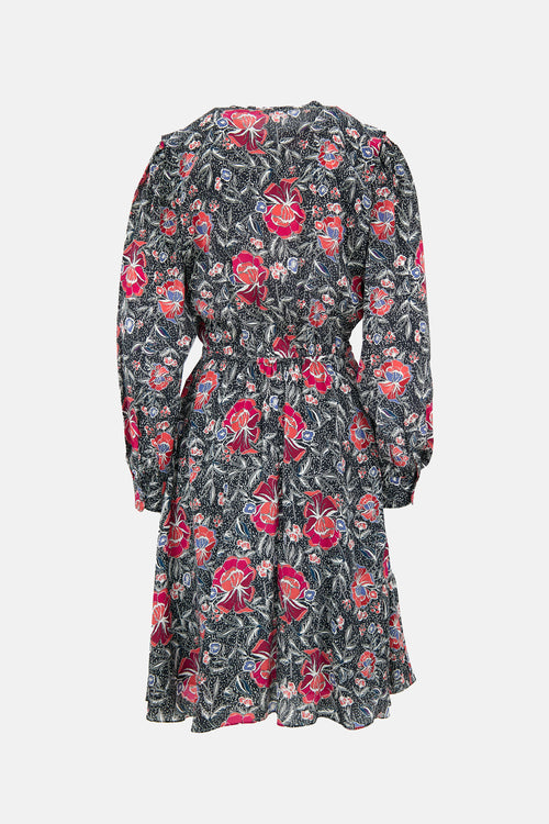Isabel Marant Étoile Silk Floral Yandra Dress