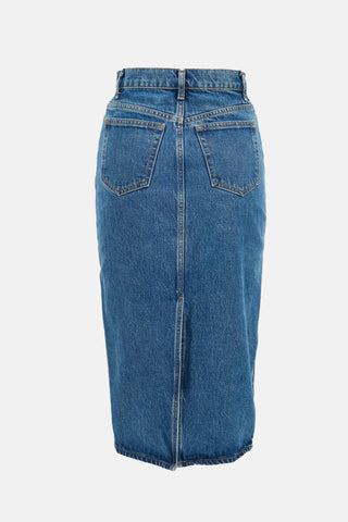 Reformation Denim Jayde Midi Skirt