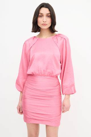 Veronica Beard Pink Sherbert Gracelynn Dress