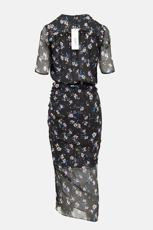 Veronica Beard Floral Mariposa Dress