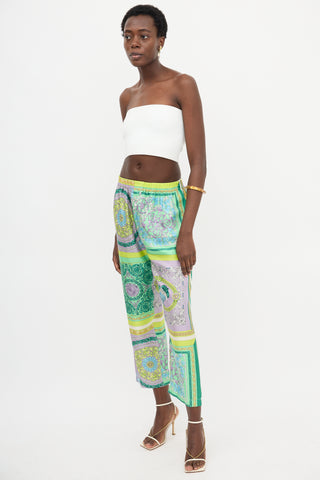 Versace Silk Printed Trouser
