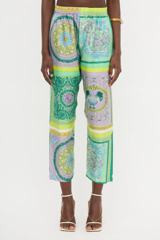 Versace Silk Printed Trouser