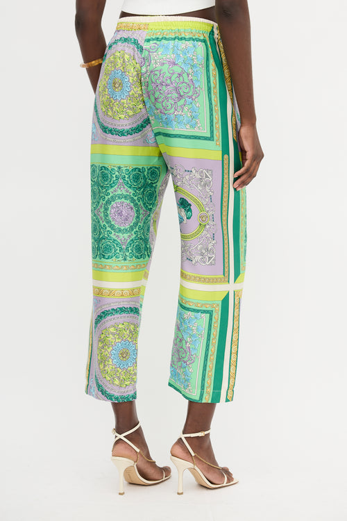 Versace Silk Printed Trouser