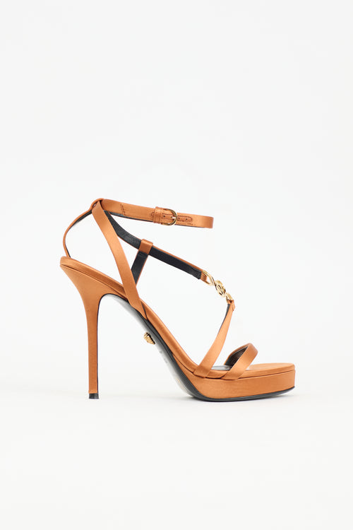 Versace Satin Medusa Heel