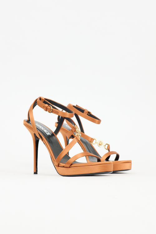 Versace Satin Medusa Heel