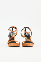 Versace Satin Medusa Heel
