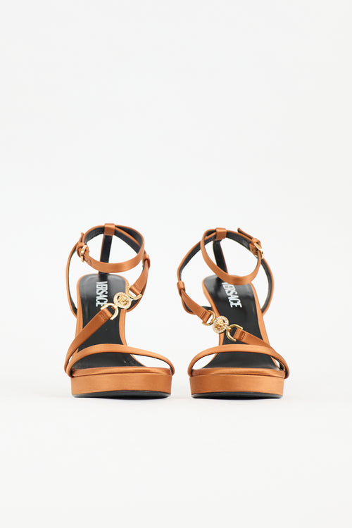 Versace Satin Medusa Heel