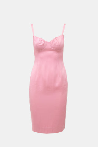 Versus Vintage Satin Midi Dress