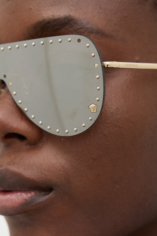 Versace MOD2230 Shield Sunglasses