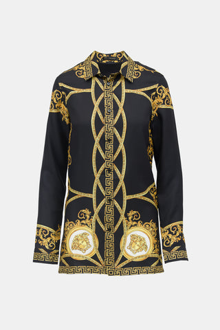 Versace Silk Barocco Shirt