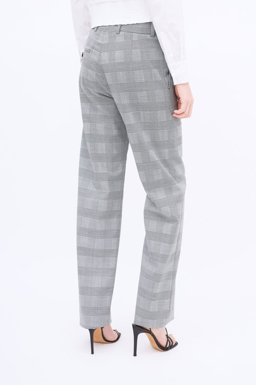 Vetements Black & White Houndstooth Trouser