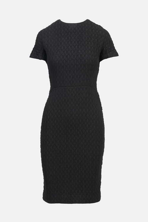 Victoria Beckham Cloqué Knit Midi Dress