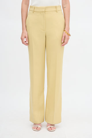 Victoria Beckham Twill Slit Trouser