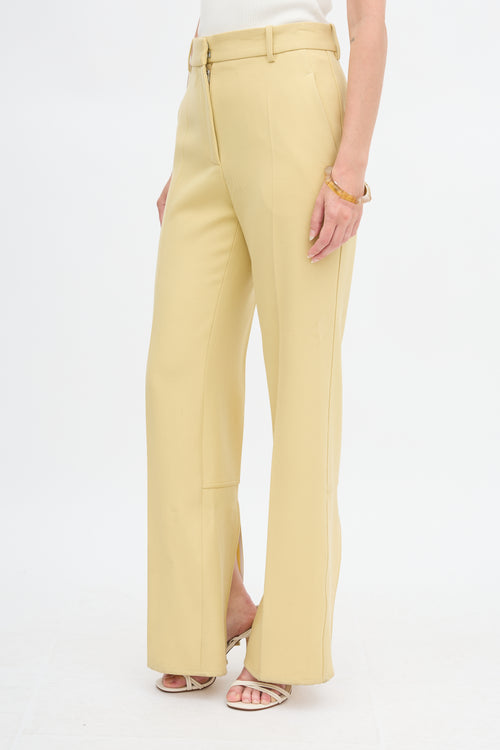 Victoria Beckham Twill Slit Trouser