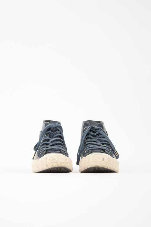 Visvim Leather Porcella Hi Alu Sneaker