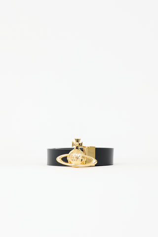 Vivienne Westwood Leather Orb Belt