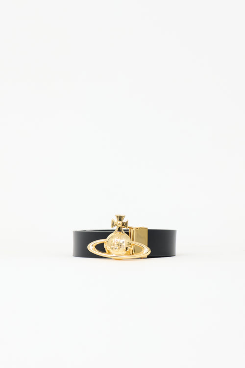 Vivienne Westwood Leather Orb Belt