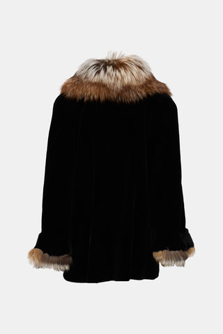 Fur Trim Sheared Jacket