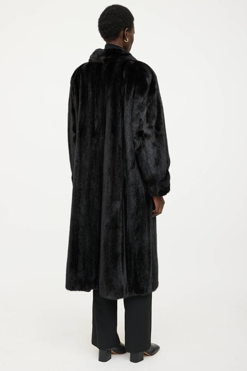 VSP Archive Pointed Collar Fur Coat