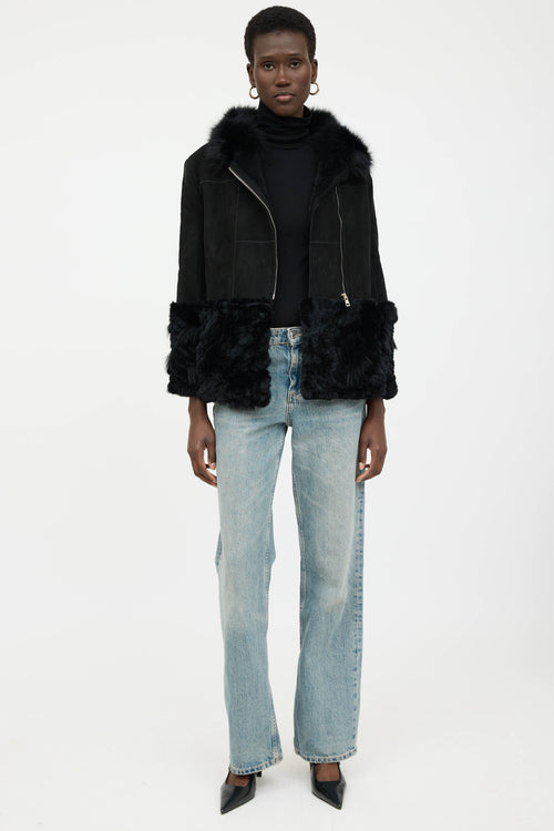 VSP Archive Suede Shearling Jacket